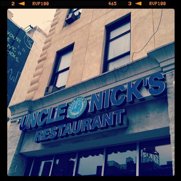 Photo taken at Uncle Nick&#39;s Greek Restaurant on 8th Ave by Michael R. on 5/3/2012
