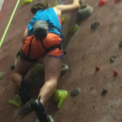 Photo taken at Adventure Rock Climbing Gym Inc by Amanda Z. on 8/6/2012