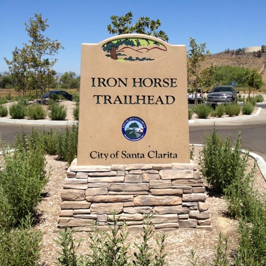 Iron Horse Trailhead Bridge in Valencia