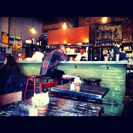Photo taken at Cafe Condesa by Bethany on 3/31/2012