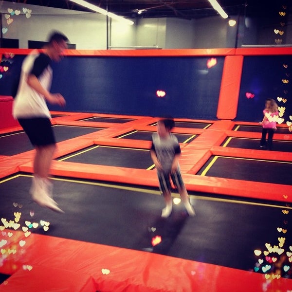 Photo taken at Big Air Trampoline Park by Shelby B. on 2/24/2014