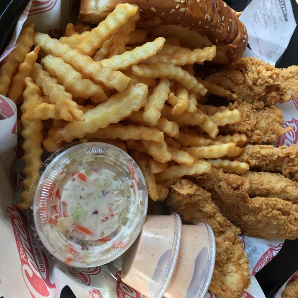 Photo taken at Raising Cane&#39;s Chicken Fingers by Andrew L. on 10/8/2017