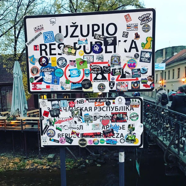 Foto tomada en Užupio tiltas | Užupis bridge  por Carl W. J. el 11/3/2018