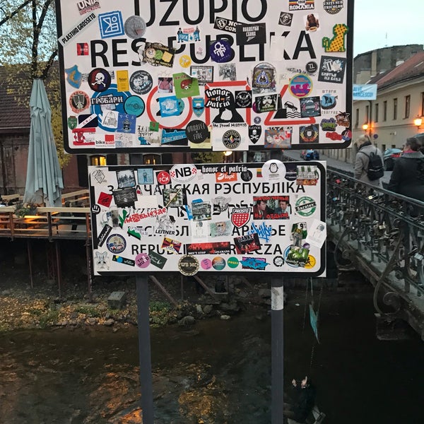 Foto tomada en Užupio tiltas | Užupis bridge  por Carl W. J. el 11/2/2018