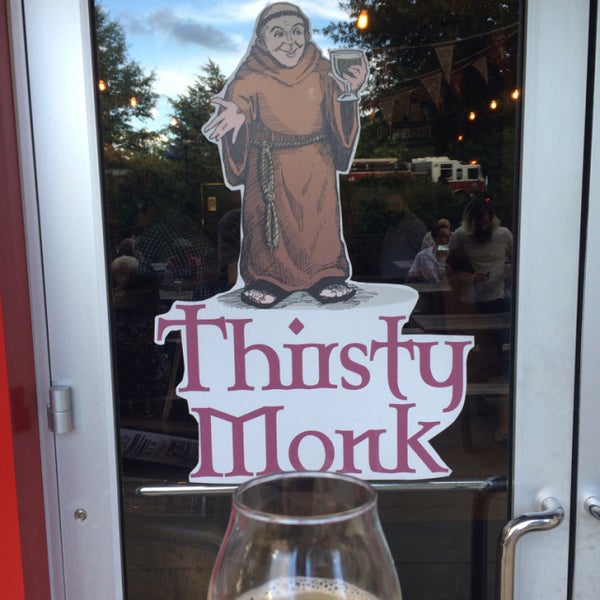 Photo taken at Thirsty Monk Brewery &amp; Pub by Matt M. on 9/12/2018