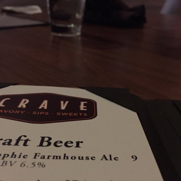 Photo taken at Crave Dessert Bar &amp; Lounge by Devin R. on 4/26/2015