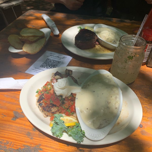 Photo taken at Gristmill River Restaurant &amp; Bar by N on 5/30/2021