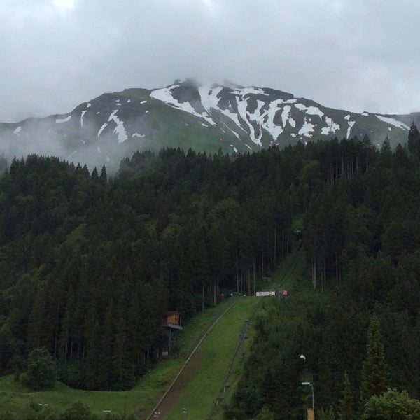 Photo taken at Ski Lodge Engelberg by Pam on 6/15/2015