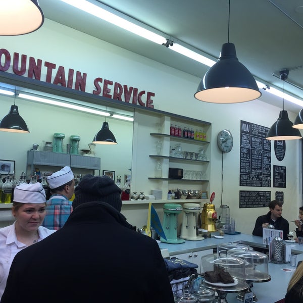 Photo taken at Glenburn Soda Fountain &amp; Confectionery by Victoria H. on 1/30/2016