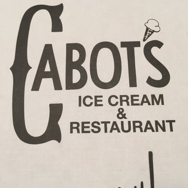 Photo taken at Cabot&#39;s Ice Cream &amp; Restaurant by Doug C. on 10/5/2016