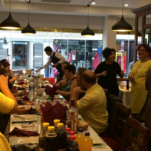 Photo taken at Byzantion Bistro &amp; Restaurant by Habib A. on 10/4/2014