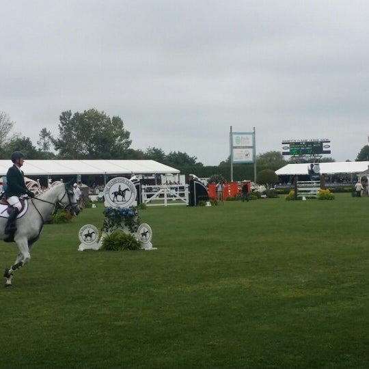 Photo taken at Hampton Classic Horse Show by Kerry on 9/1/2014