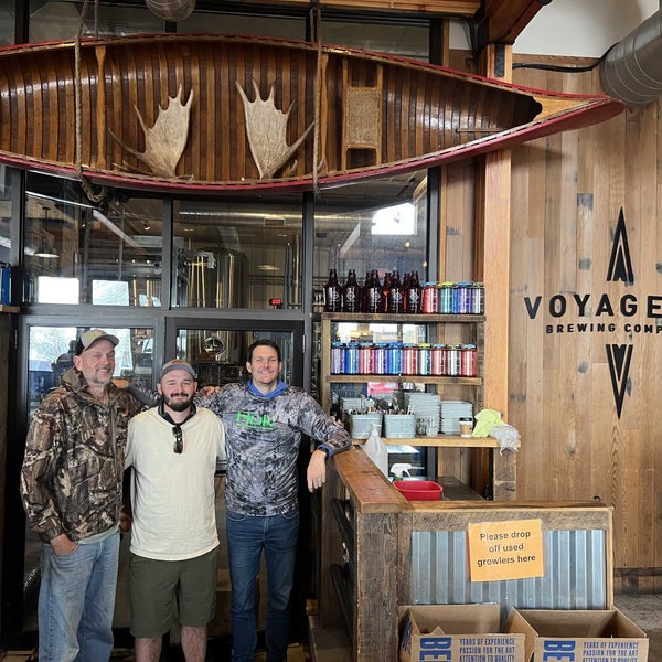 Photo taken at Voyageur Brewing Company by Jacob U. on 5/29/2022