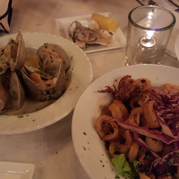 Great option here... Skip the mains and get a bunch of appetizers. Oysters, coconut curry clams, cucumber and feta salad. Great service. Try the Rosemary lemonade.