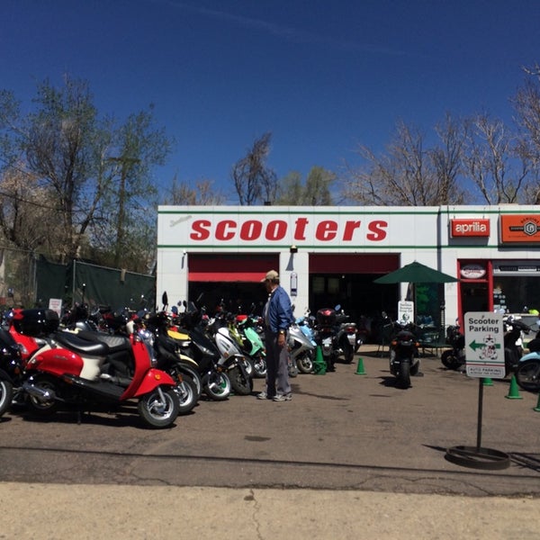 Photo taken at ScooTours Denver Scooter Rental by Scot on 4/24/2014