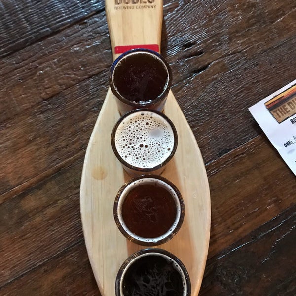 Photo taken at The Dudes&#39; Brewing Co. by Matt A. on 1/1/2018
