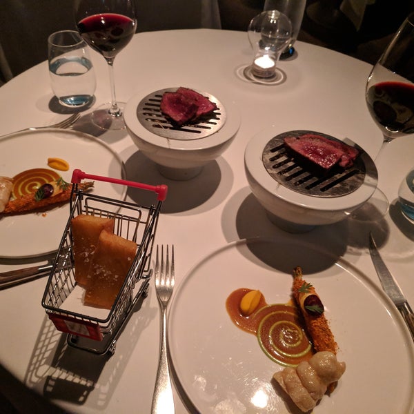 Fantastic hidden restaurant, creative flair, big on tasting menus. Go for the pre-theatre menu - an absolute bargain at 3 courses for £30. Excellent service and atmosphere