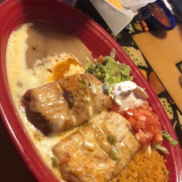 Chimichangas!! One beef, one chicken 😋
