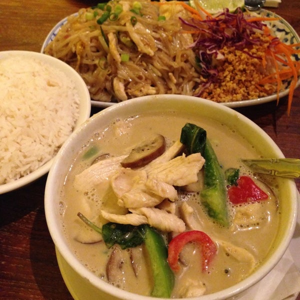 Photo taken at Thai Ginger Restaurant by Joanna C. on 2/16/2015