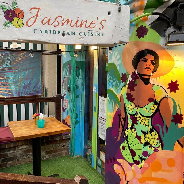 Photo taken at Jasmine&#39;s Caribbean Cuisine by An O. on 4/2/2021
