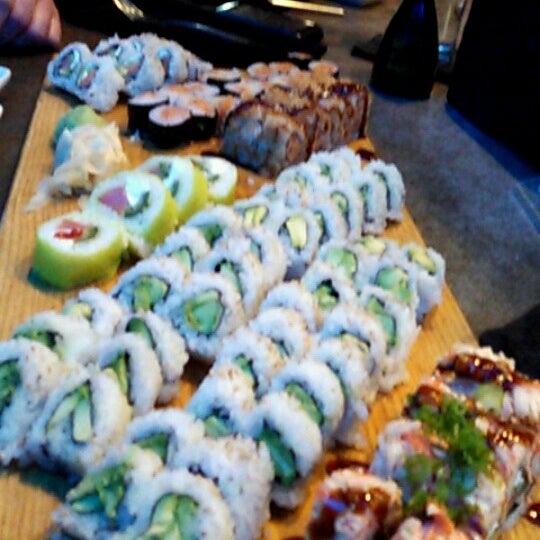 Photo taken at Baby Blue Sushi Sake Grill by Caleb C. on 12/20/2013