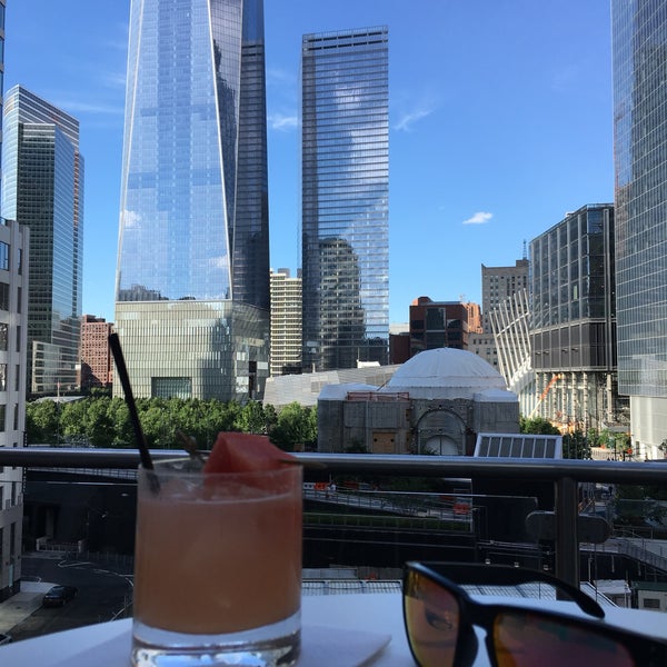 Photo taken at Living Room Bar &amp; Terrace @ W New York - Downtown by Ingo R. on 6/24/2017