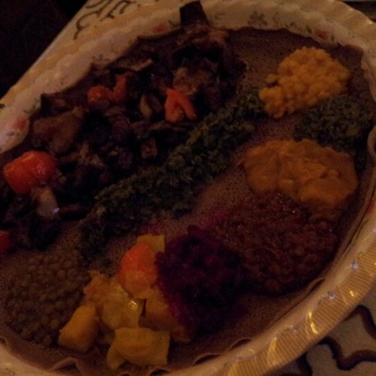Photo taken at Lalibela Restaurant by Lionel C. on 11/11/2012
