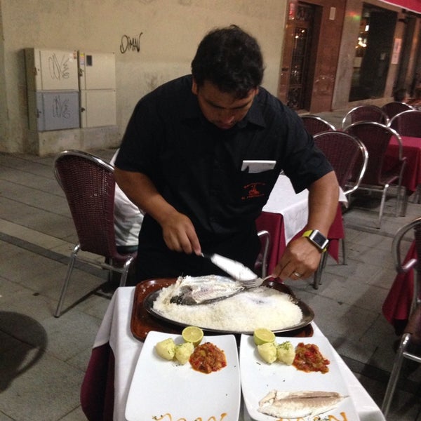9/10/2014 tarihinde Мила Н.ziyaretçi tarafından Restaurante el Pescador'de çekilen fotoğraf