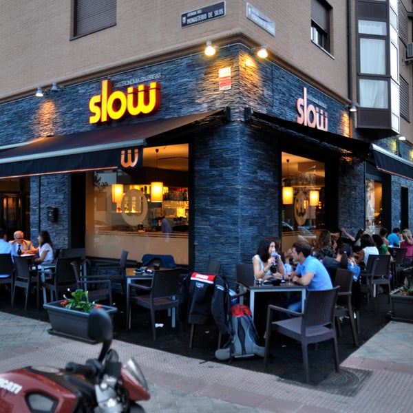 7/24/2014 tarihinde Slow Madrid restauranteziyaretçi tarafından Slow Madrid restaurante'de çekilen fotoğraf
