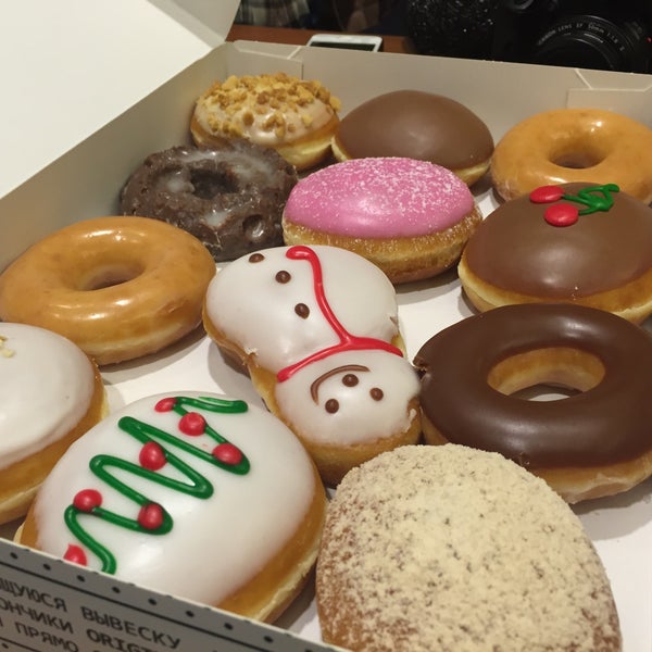 Шоколадные пончики Krispy Kreme