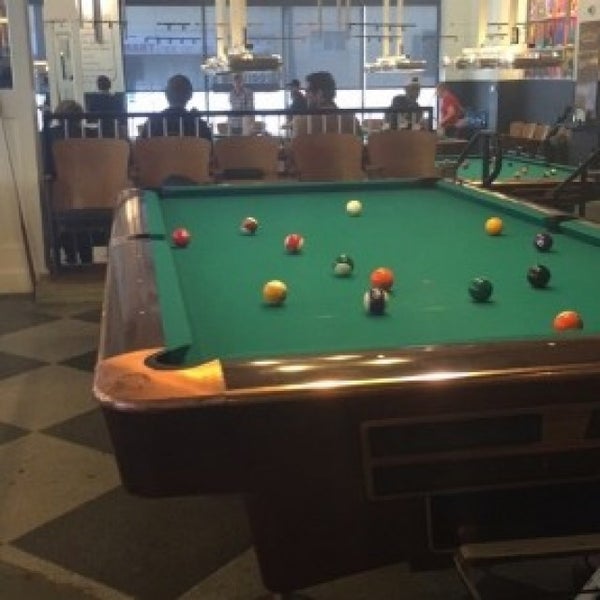 Photo taken at Greenleaf&#39;s Pool Room by Eric W. on 4/9/2016