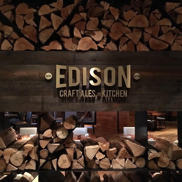 Photo taken at Edison, Craft Ales + Kitchen by Cory O. on 11/4/2015