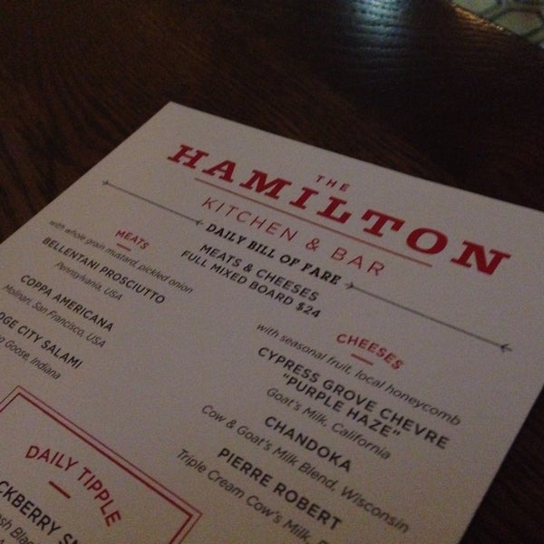 Foto diambil di The Hamilton Kitchen &amp; Bar oleh Jay V. pada 4/28/2015