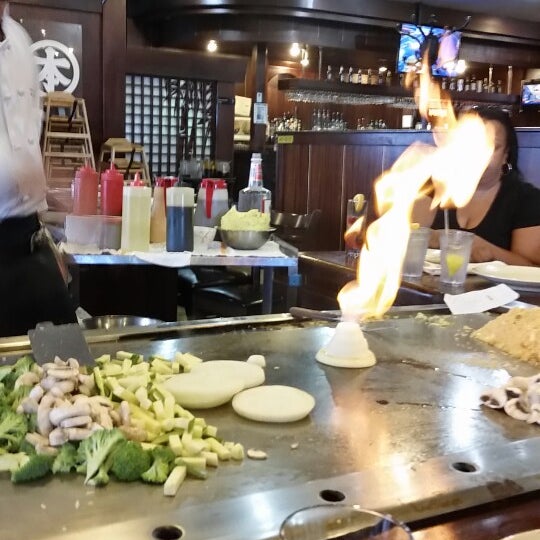 Photo taken at Sakura Japanese Steak, Seafood House &amp; Sushi Bar by Dana W. on 7/29/2014