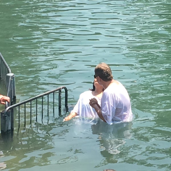 Photo taken at Yardenit – Jordan River Baptism by Isaac Q. on 5/15/2018