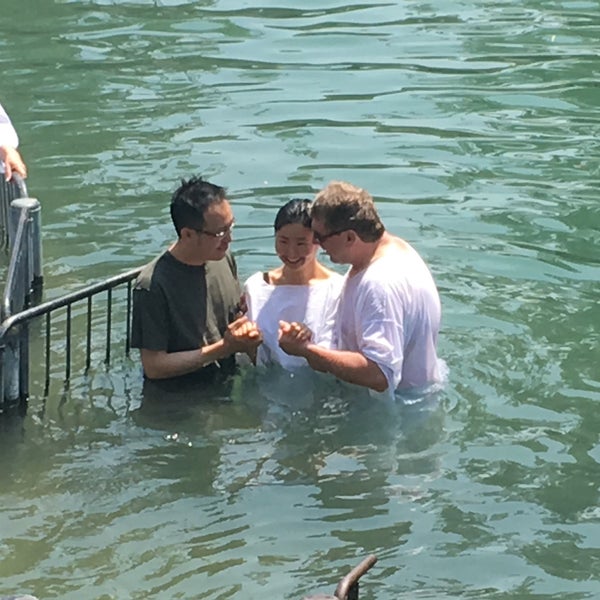 Photo taken at Yardenit – Jordan River Baptism by Isaac Q. on 5/15/2018