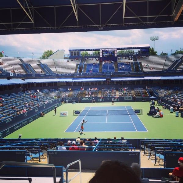 Fun small tennis venue. Saw the Citi Open here. Not a bad seat in the stadium. Would highly recommend the shaded area during the day.