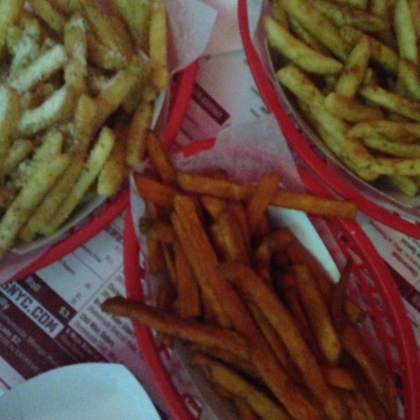 Sampled three kinds of fries and they were all DELICIOUS