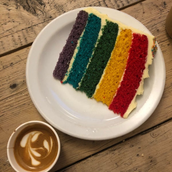 Rainbow cake is not delicious as it seems