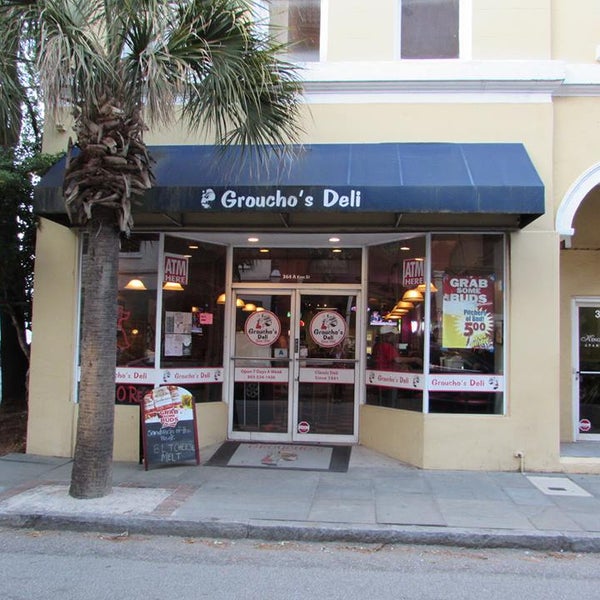 Photo taken at Groucho&#39;s Deli of Charleston by Groucho&#39;s Deli of Charleston on 7/30/2014