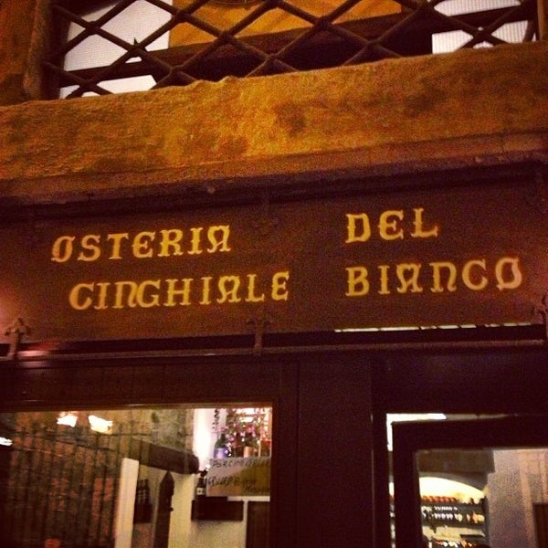 Osteria del Cinghiale Bianco Italian Restaurant in Firenze