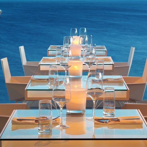 Offering the most breathtaking views of the Aegean in Mykonos, the a la carte V.I.P. restaurant of the #Petasos Beach Resort & Spa serves one of a kind Greek and International gastronomic cuisine.