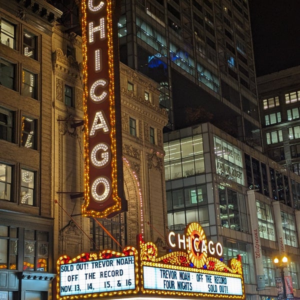 Photo taken at The Chicago Theatre by Ryan S. on 11/14/2023