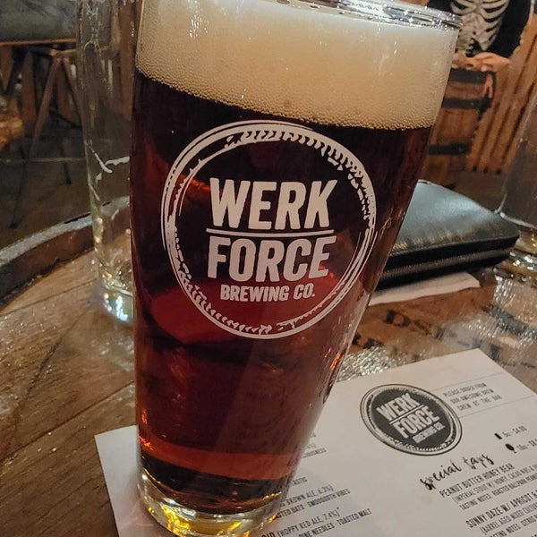 Photo taken at Werk Force Brewing Co. by Ken G. on 10/30/2022