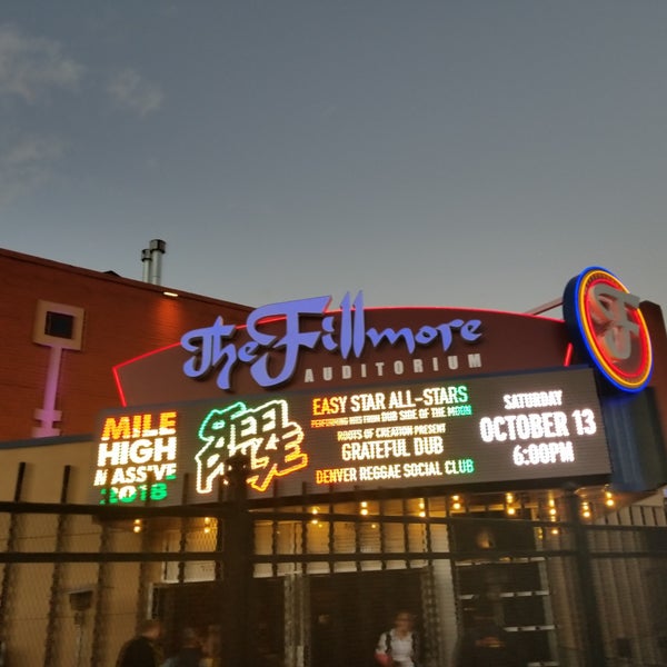 Das Foto wurde bei Fillmore Auditorium von Omar W. am 10/14/2018 aufgenommen