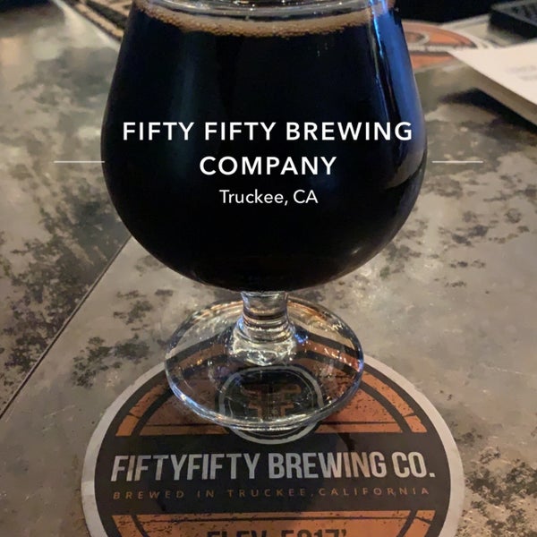 Photo taken at FiftyFifty Brewing Co. by ! ! &quot;Backstage Gabe . on 12/10/2021