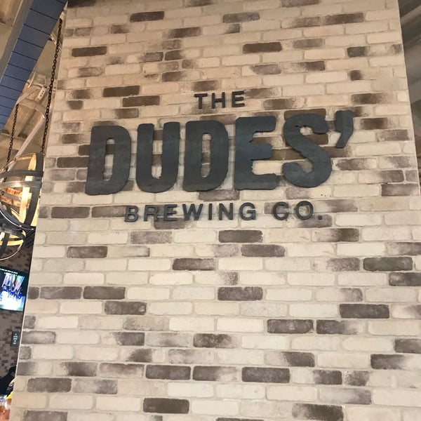 Photo taken at The Dudes&#39; Brewing Co. by Lena K. on 2/4/2018
