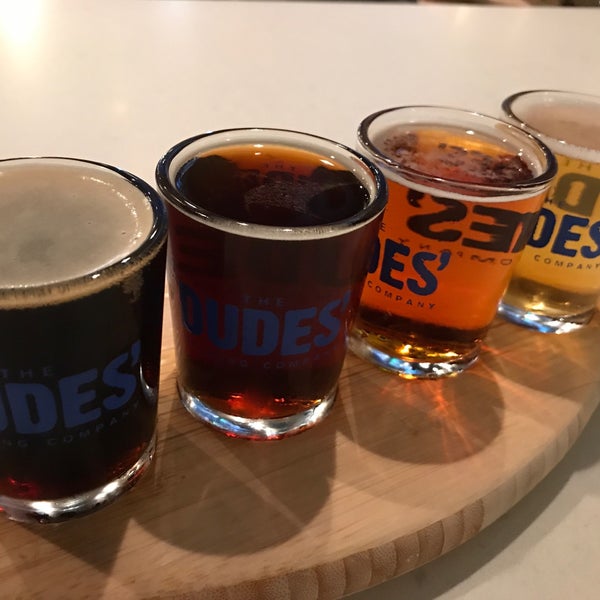 Photo taken at The Dudes&#39; Brewing Co. by Lena K. on 1/13/2018