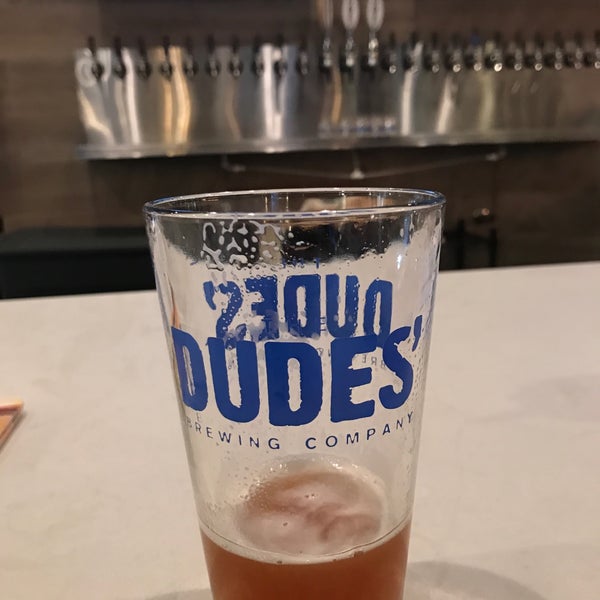 Photo taken at The Dudes&#39; Brewing Co. by Lena K. on 12/18/2017