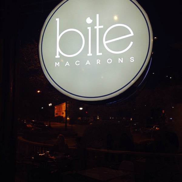 Photo taken at Bite Macarons by Janay D. on 9/24/2014